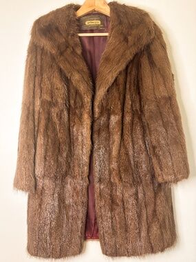 Vintage, Canadian made, Brown Mink Fur Coat